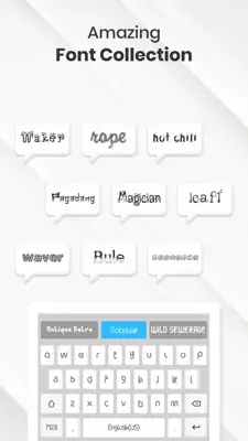 Font Keyboard android App screenshot 4